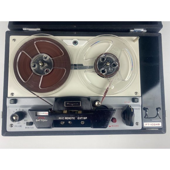 Vintage Mayfair FT-1024B Reel-to-Reel Tape Recorder w/ Accessories--Parts Only o - Picture 7 of 14